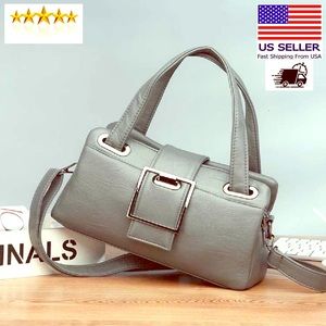 New American Women Pillow Style Handbag, Grey